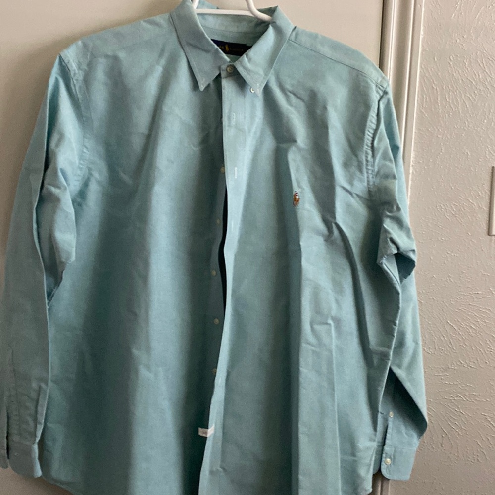 Ralph Lauren long sleeve starched 100% cotton shirt